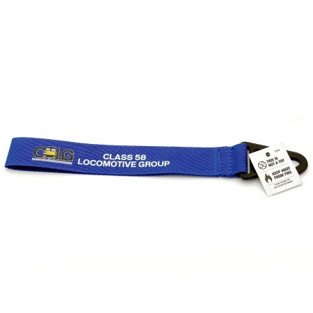 Class 58 Locomotive Group - Camera Bag Strap & Key Clip
